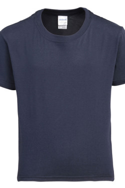 Navy Gildan Kids Soft Style Ringspun Short Sleeve T-Shirt
