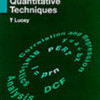 Quantitative Techniques 5th Edition 